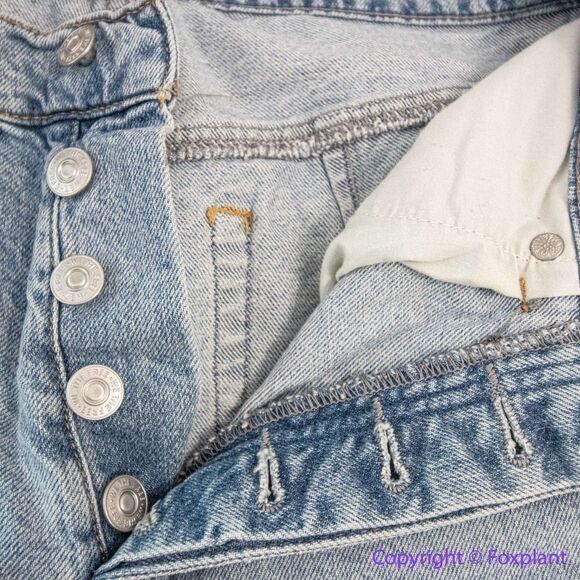 NEW Free People We the Free curvy straight  jeans button fly, women's size 30‎ - Picture 12 of 14